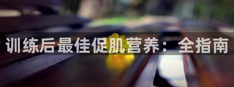 尊龙会:训练后最佳促肌营养:全指南